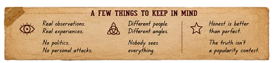A few things to keep in mind