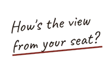 How's the view from up there?
